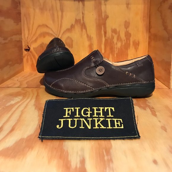 Clarks Shoes - Clarks Unstructured Un Loop Leather Slip On Loafer